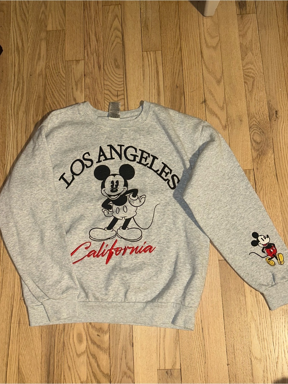 Disney Mickey Mouse Grey Crewneck Sweater